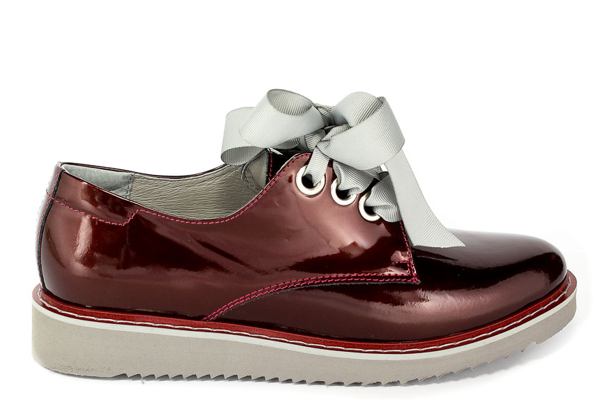 Półbuty Marshall 6131SZ L.Bordo