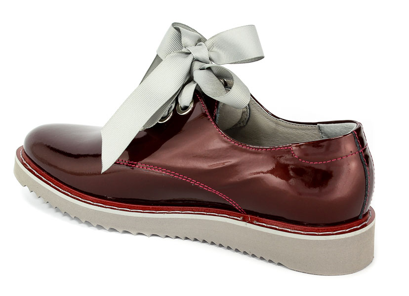Półbuty Marshall 6131SZ L.Bordo