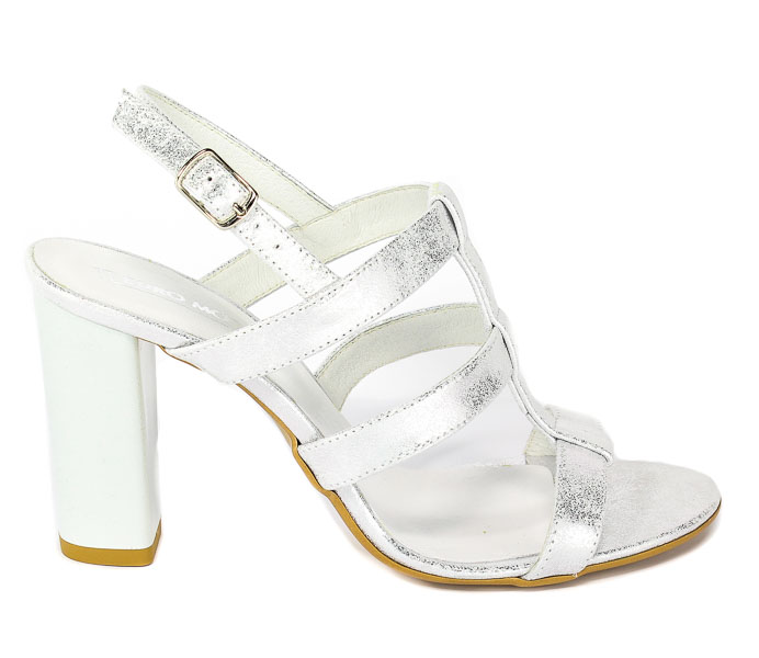 Sandały Euro Moda Ro 413 Srebro