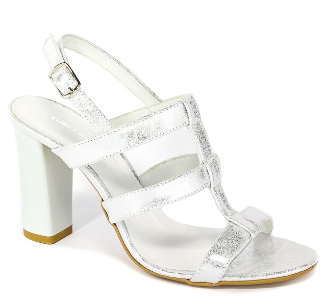 Sandały Euro Moda Ro 413 Srebro