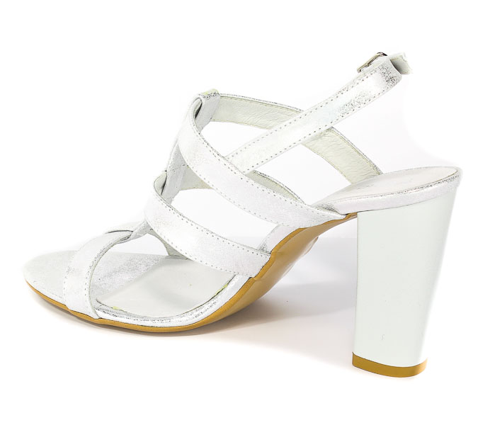 Sandały Euro Moda Ro 413 Srebro