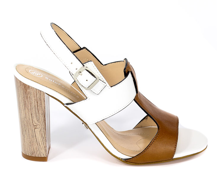 Sandały Solo Femme 62451-35-B99/G51-07-00 Biały/Camel