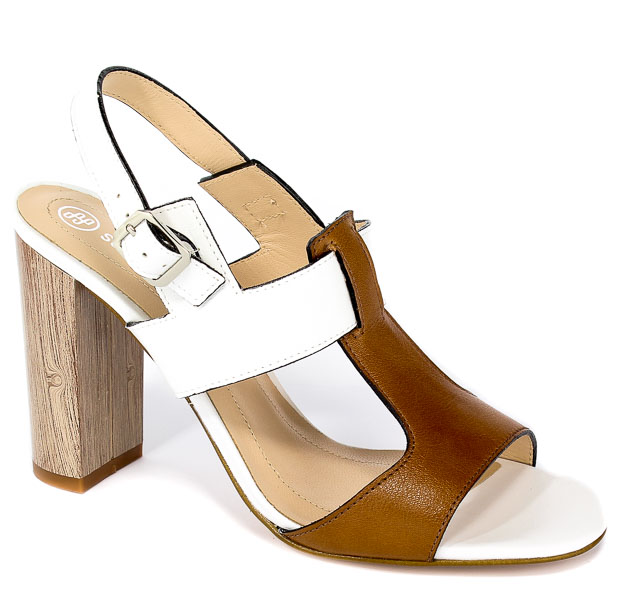 Sandały Solo Femme 62451-35-B99/G51-07-00 Biały/Camel