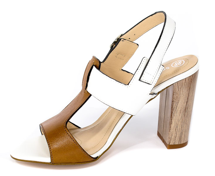 Sandały Solo Femme 62451-35-B99/G51-07-00 Biały/Camel