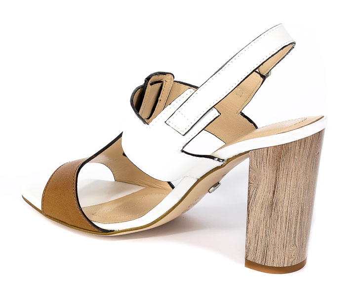 Sandały Solo Femme 62451-35-B99/G51-07-00 Biały/Camel