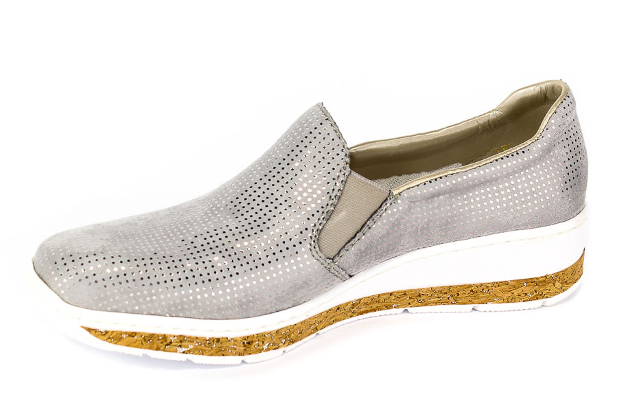 Półbuty Rieker 59766-42 Grey