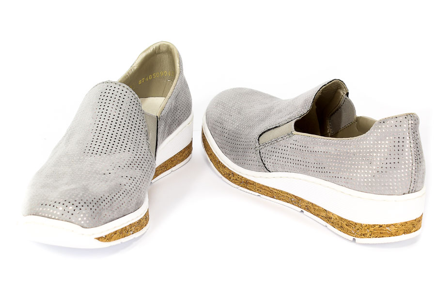 Półbuty Rieker 59766-42 Grey