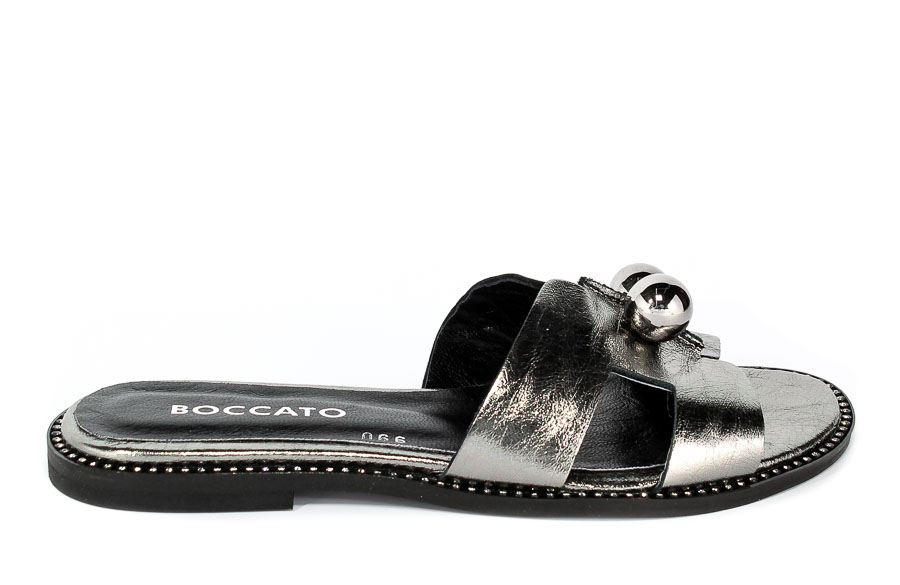 Klapki Boccato 066-Platin 1341