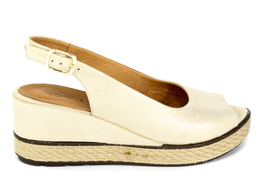 Sandały Boccato 0399-19 18Y Woman 11 Beige Satin