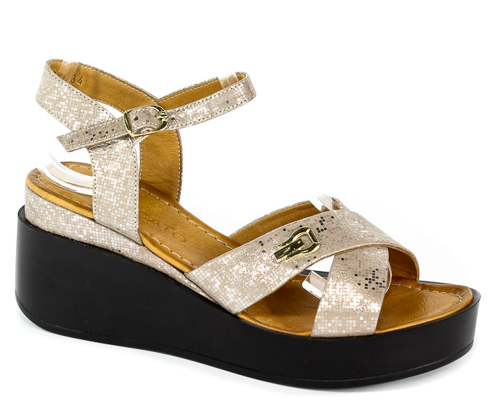 Sandały Boccato 0414-1063 18Y 134 Mink Printd