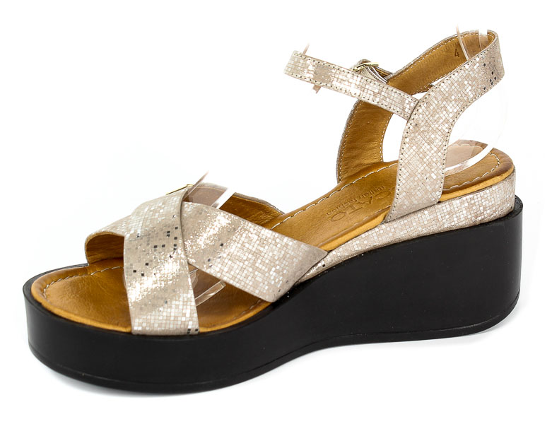 Sandały Boccato 0414-1063 18Y 134 Mink Printd