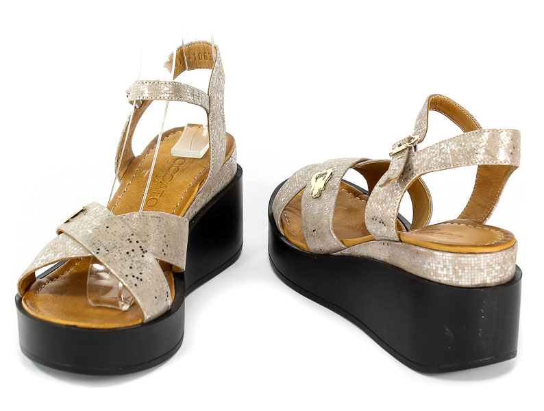Sandały Boccato 0414-1063 18Y 134 Mink Printd