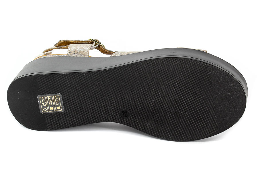 Sandały Boccato 0414-1063 18Y 134 Mink Printd