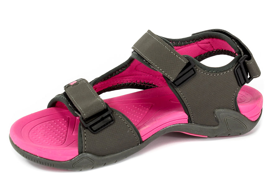 Sandały DK 3431 Dk.Grey/Fuxia