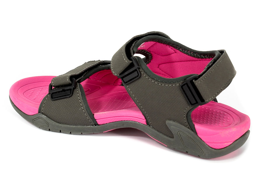 Sandały DK 3431 Dk.Grey/Fuxia