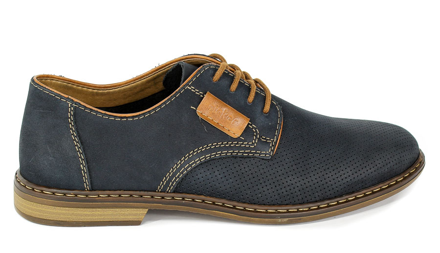 Półbuty Rieker 13439-14 Blue
