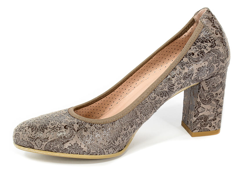 Czółenka Letnie Bravo Moda 1601 Liberty Beż