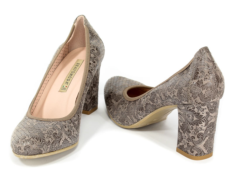 Czółenka Letnie Bravo Moda 1601 Liberty Beż