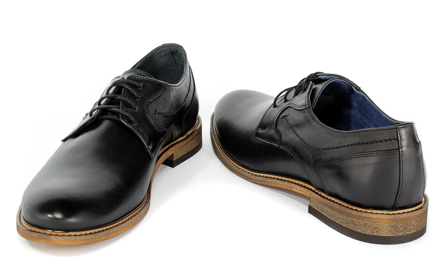 Półbuty Euro moda Nko 1632 Czarny D-4