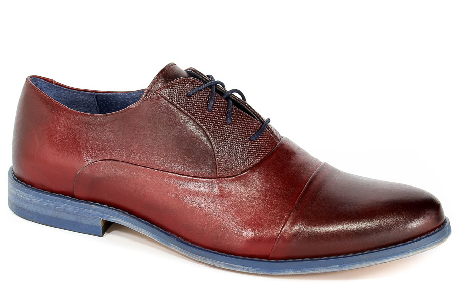 Półbuty Euro Moda ST 332 Bordo 167M/T
