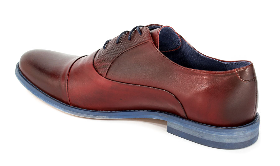 Półbuty Euro Moda ST 332 Bordo 167M/T