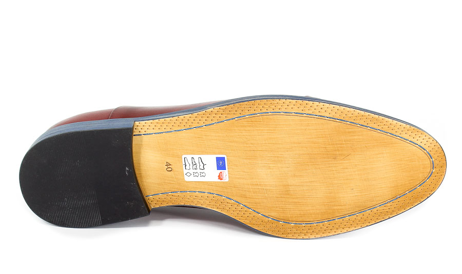 Półbuty Euro Moda ST 332 Bordo 167M/T