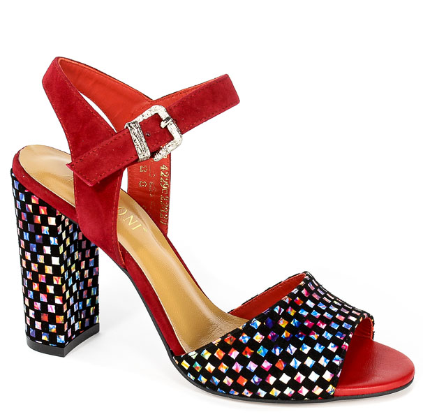 Sandały Visconi 4229257/257 Rosso Wel+Kr