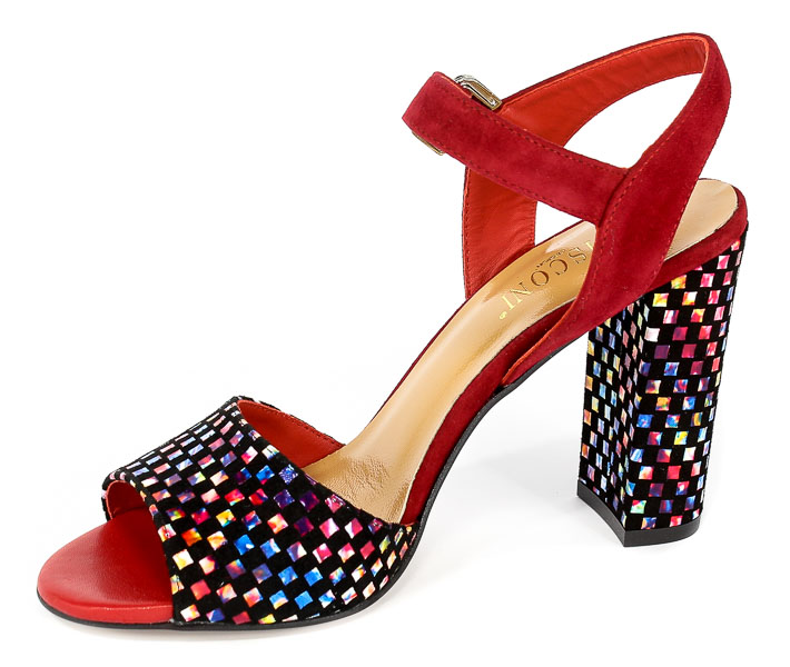 Sandały Visconi 4229257/257 Rosso Wel+Kr