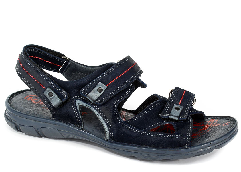 Sandały Krisbut 1099-2-1 Granat