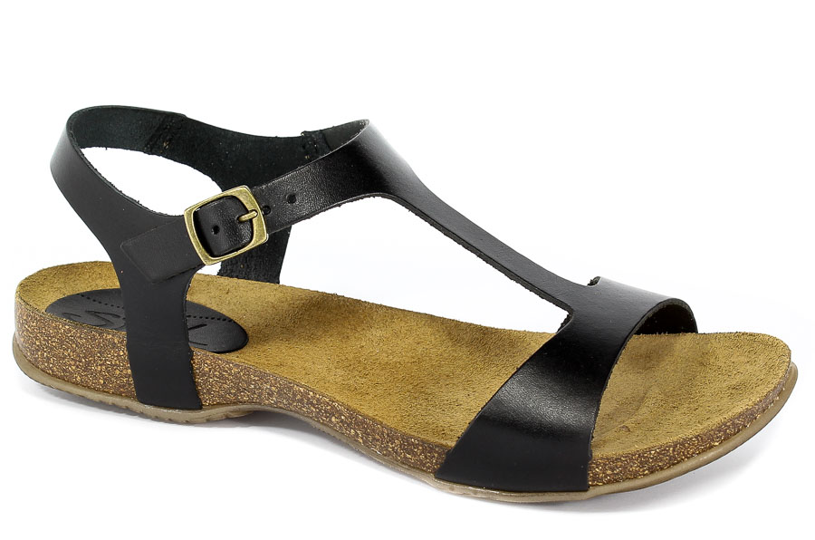 Sandały SPK Shoes 824 Vaquetilla Negro