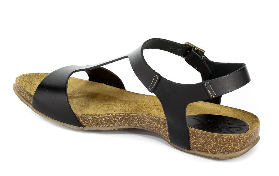 Sandały SPK Shoes 824 Vaquetilla Negro