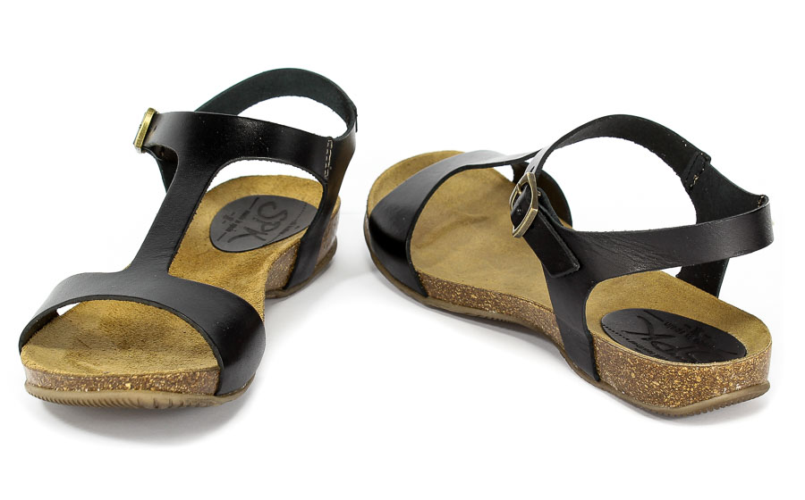 Sandały SPK Shoes 824 Vaquetilla Negro