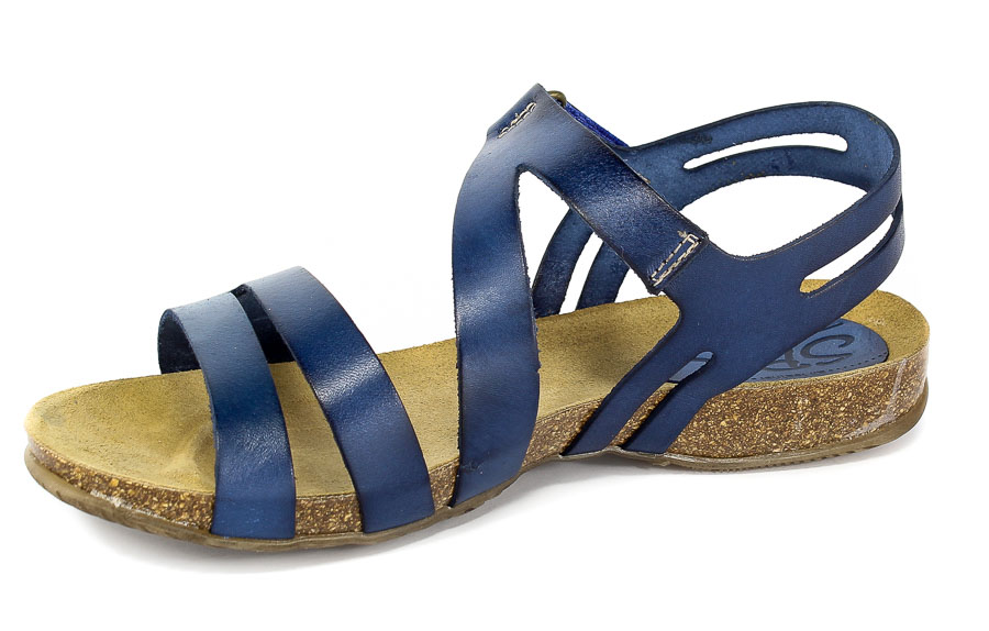 Sandały SPK Shoes 820 Vaquetilla Azul Francia