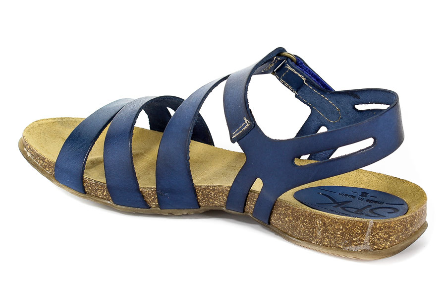 Sandały SPK Shoes 820 Vaquetilla Azul Francia