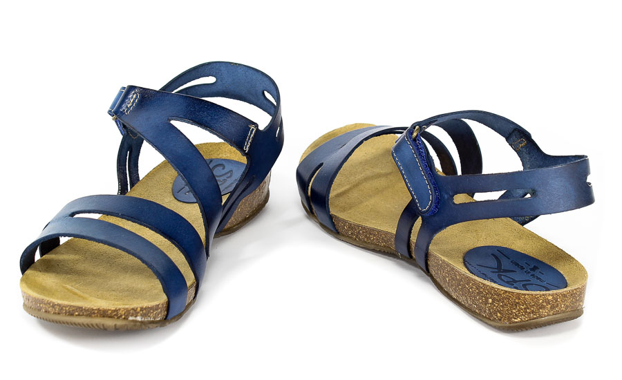 Sandały SPK Shoes 820 Vaquetilla Azul Francia