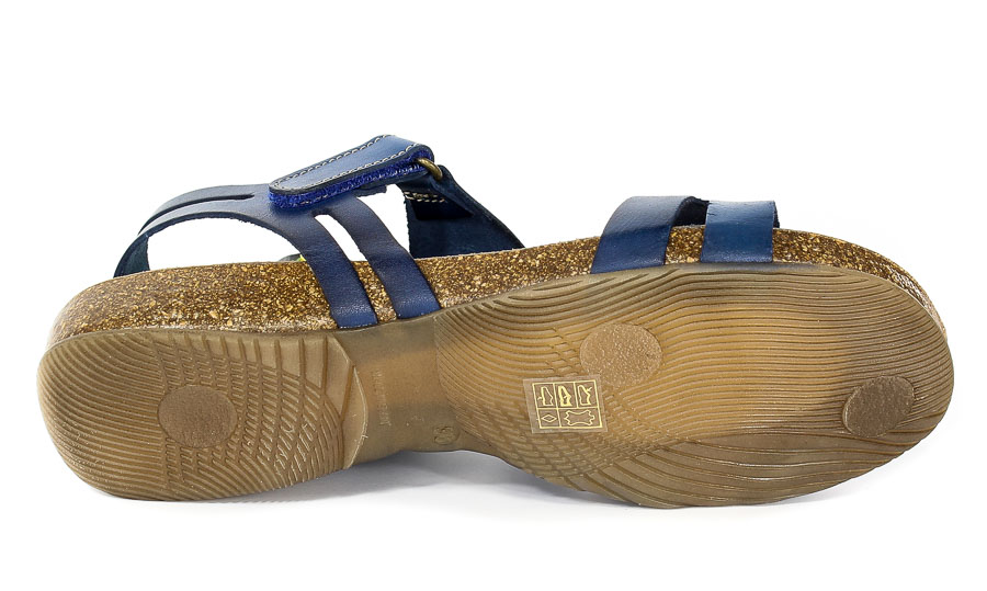 Sandały SPK Shoes 820 Vaquetilla Azul Francia