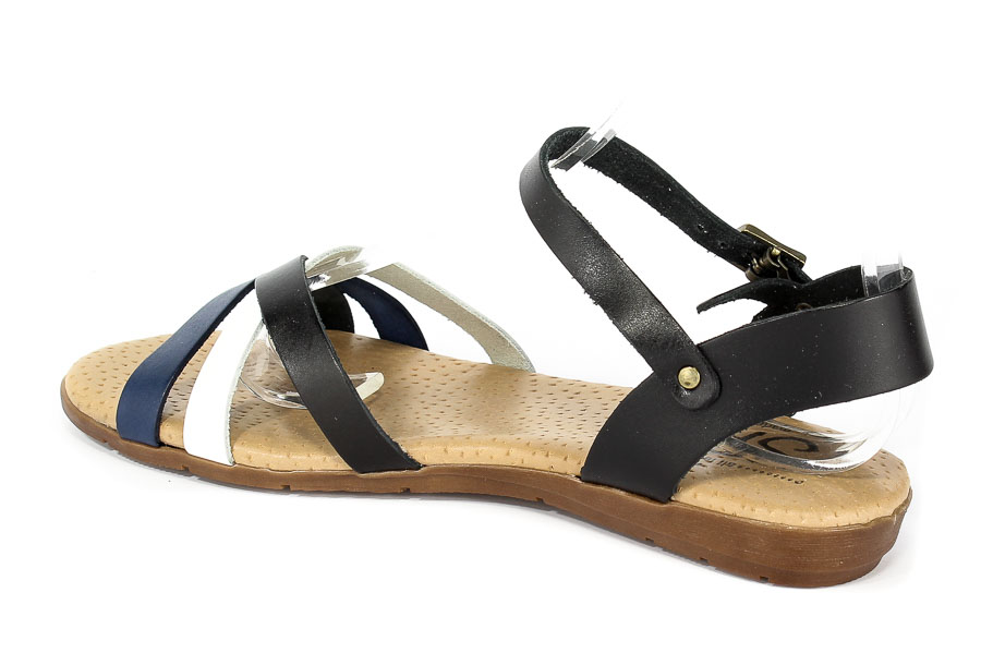 Sandały SPK Shoes 8241 Vaquetilla Ngro/Az Fra/Blco/N