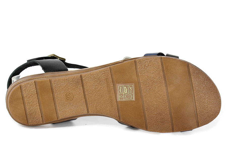 Sandały SPK Shoes 8241 Vaquetilla Ngro/Az Fra/Blco/N
