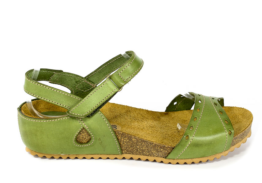Sandały SPK Shoes 805 Vaquetilla Musgo