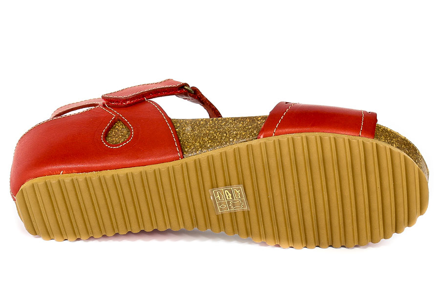 Sandały SPK Shoes 805 Vaquetilla Rojo