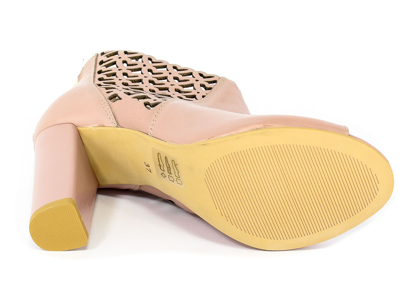 Botki Letnie Eksbut 68-4831-K03/34L-1G Róż