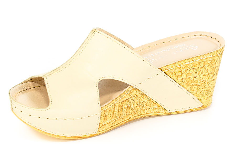 Klapki Euro Moda Tych 547 Mleko