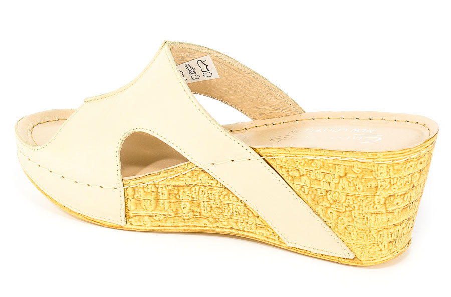 Klapki Euro Moda Tych 547 Mleko