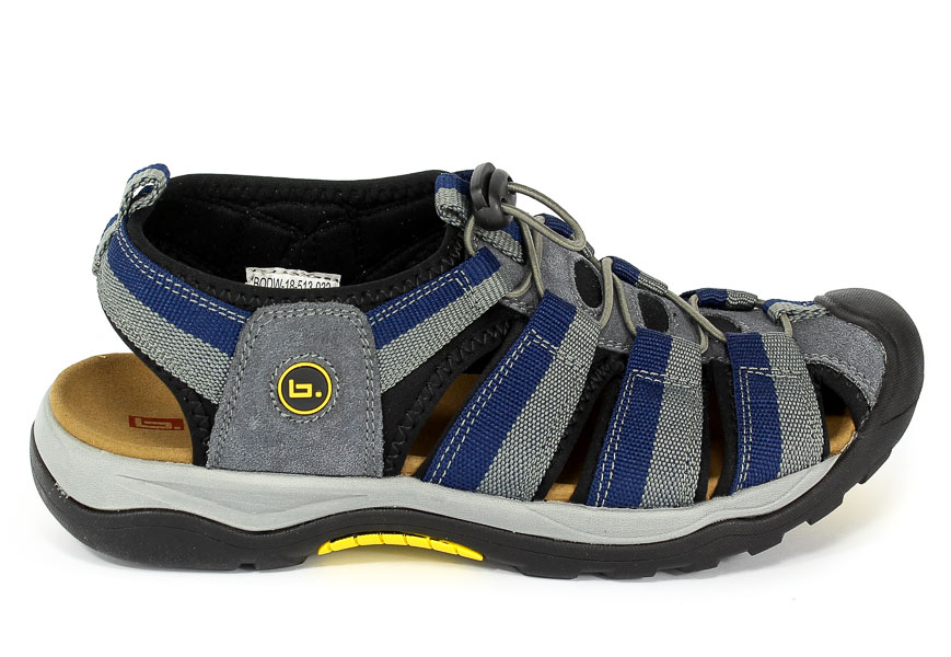 Sandały Bone BODW-18-513-032 Navy/Grey