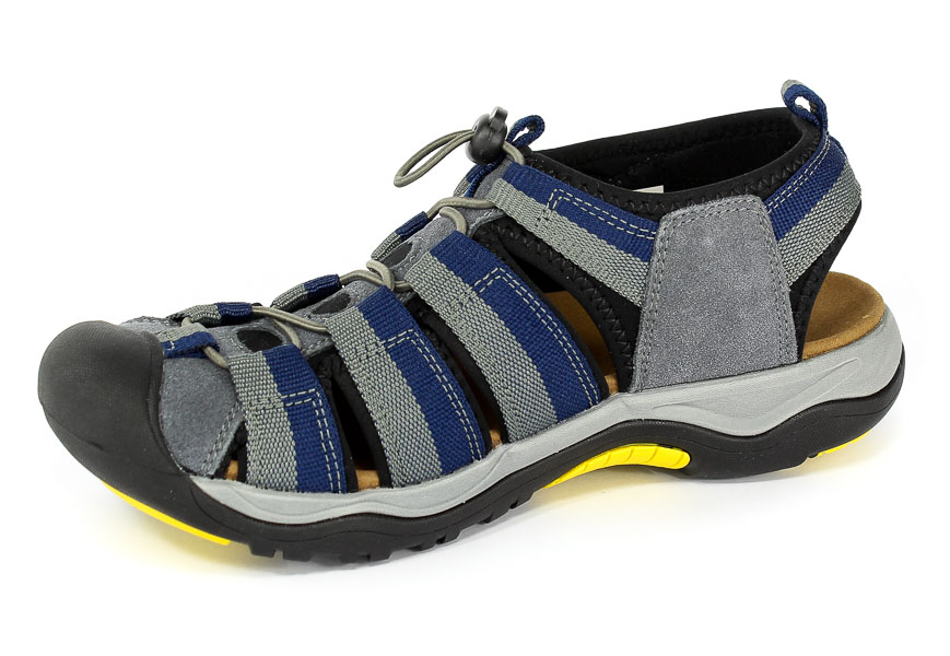 Sandały Bone BODW-18-513-032 Navy/Grey