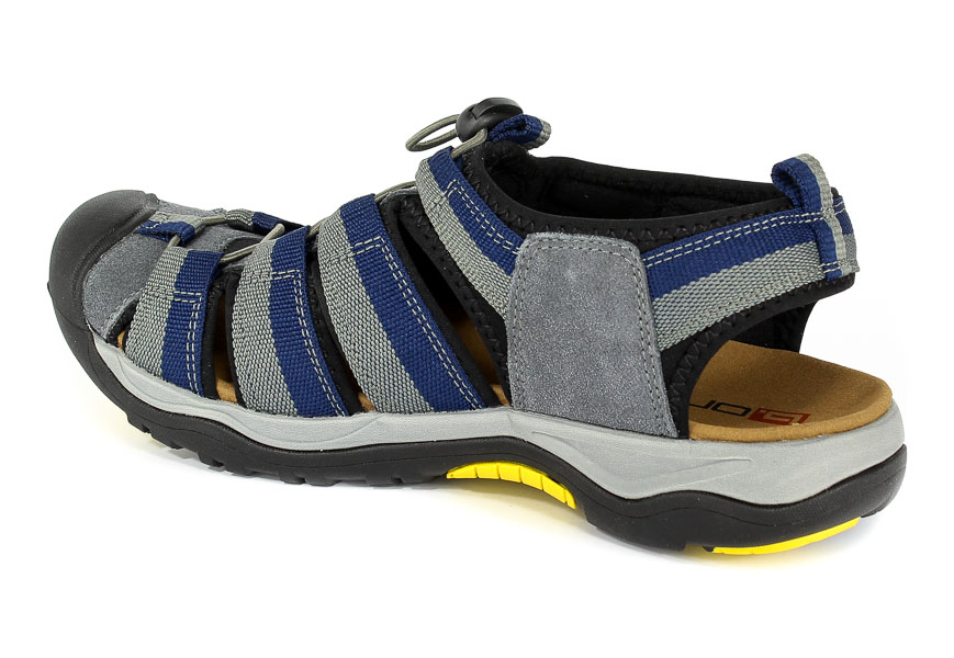 Sandały Bone BODW-18-513-032 Navy/Grey