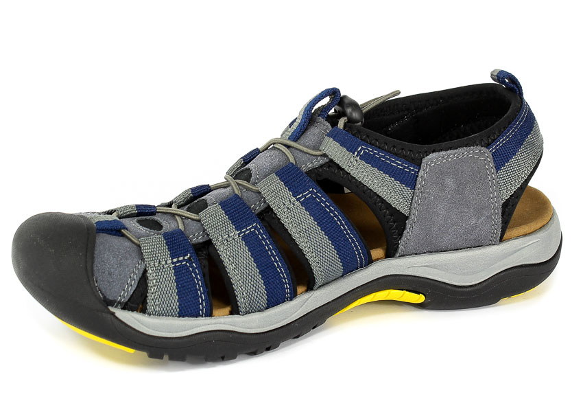 Sandały Bone BOW-18-513-032 Navy/Grey