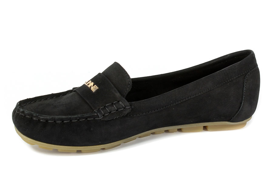 Mokasyny Carinii B4353-360-000-000-C85 Czarny