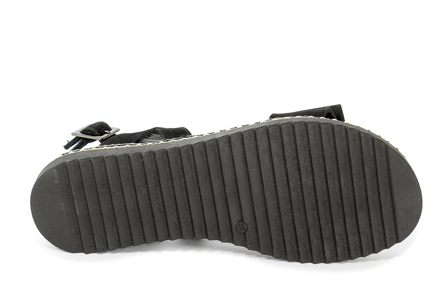 Sandały Carinii B4577-360-000-000-986 Czarny