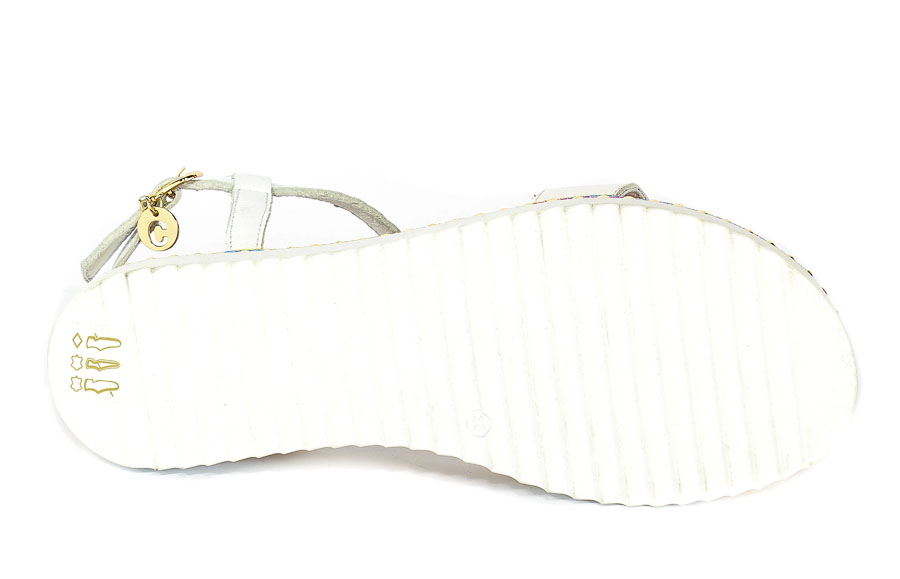 Sandały Carinii B4380-L46-000-000-986 Biały